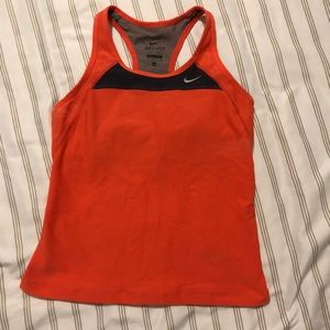 Nike Dryfit Running Tank top (orange)